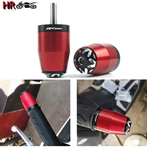 Newest For KYMCO AK 550 AK550 2017-2020 2019 Motorcycle CNC Accessories Handlebar Grips Handle Bar Ends Plug Gold Anti Vibration