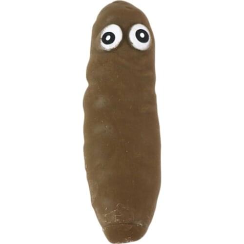 Novelty Cartoon Poop Decompression Toys Stretchy Poo Stress Relief Squeeze Hand Toy Prank Poop Squishy Toy Funny Gadgets
