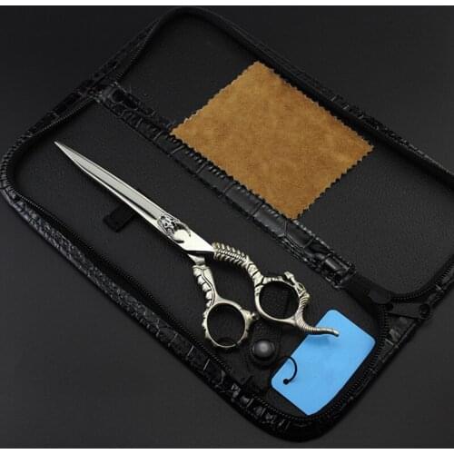 Professional Japan steel 7'' Pet dog grooming Retro Sheepshead hair scissors cutting shears berber makas hairdressing scissors