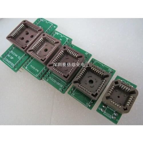 Original Key IC Test Seat PLCC44/PLCC32/PLCC28/PLCC20 Burning Programm Socket Adapte 5PCS