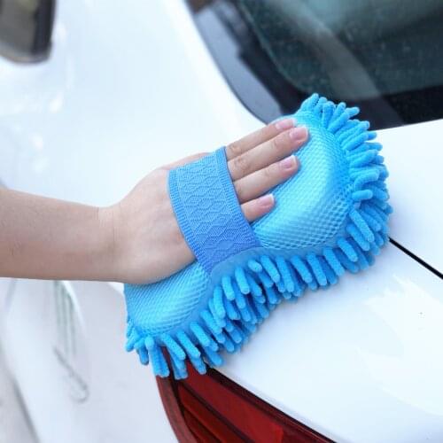 1pc Car Wash Gloves For Ford EDGE Explorer Expedition EVOS START C-MAX S-MAX B-MAX Galaxy