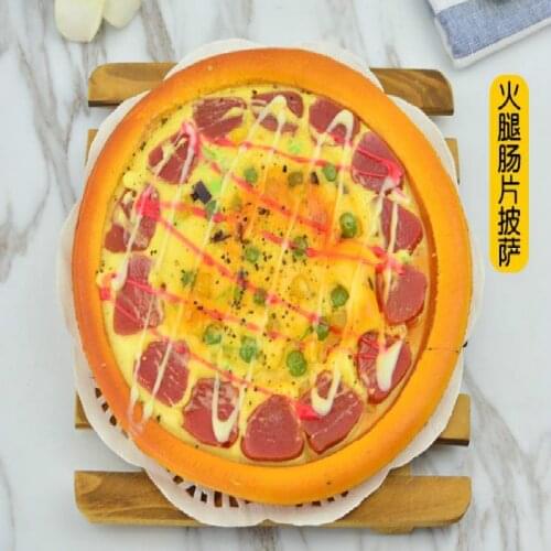 Festive Party Supplies Artificial Decorations Foods Crafts Miniatures Color Pvc Simulation 6 Inch Restaurant Food Pizza Model