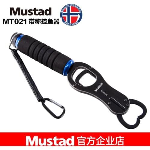 Mustad Stainless Steel Taiwan Fishing Fish Control Device with Weighing Lightweight Self-locking Fish Control Device