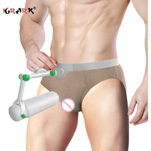 Sex Toys For Men Wearable Automatic Telescopic Masturbator Cup Male Masturbation Pocket Pussy Sucking Sex Machine Vibrator