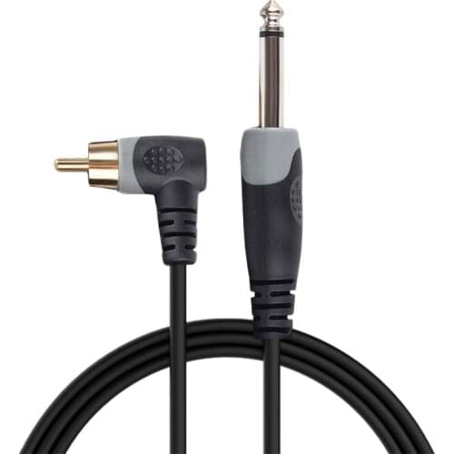 2M Premium Tattoo Machine Hook Line Clip Cord Power Supply for Straight RCA Interface Insert RCA DC Cord Foot Pedal Connection