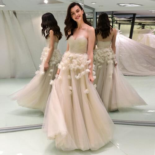 Tanpell Long Sleeve Wedding Dresses