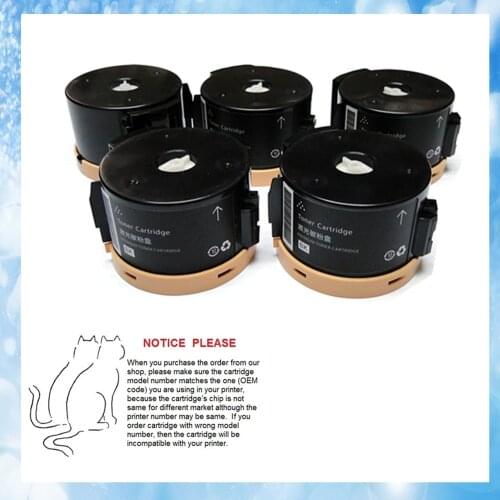 YOTAT 5PCS Toner cartridge for Xerox Docuprint M255z M255df P255d P255d Laser Cartridge