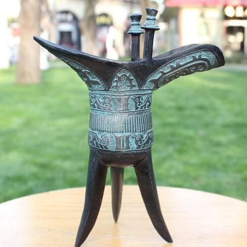 Of Xin Jue (cup) Home Furnishing bronze statue ornament copper s business gift boutique furnishingsroom Art Statue