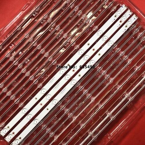 100% NEW LED Backlight Strips 7 lamp for P hilip BDM3201F GJ315D07-ZC14C-03 CL32D07-ZC21CG-01 614mm*18mm