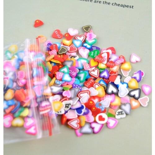 1000pcs/bag Nail Art 3D Fruit DIY Design Tiny Slices Decoration Acrylic Beauty Polymer Clay Nail Sticker Accessory