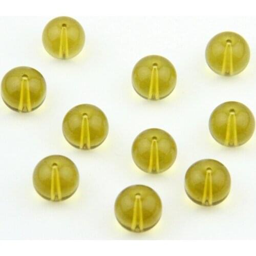 4-10mm Glass Smooth Ball Beads Jonquil Crystal Chandelier Parts For Birthday Party Mariage Wedding Decoration Crystal DIY