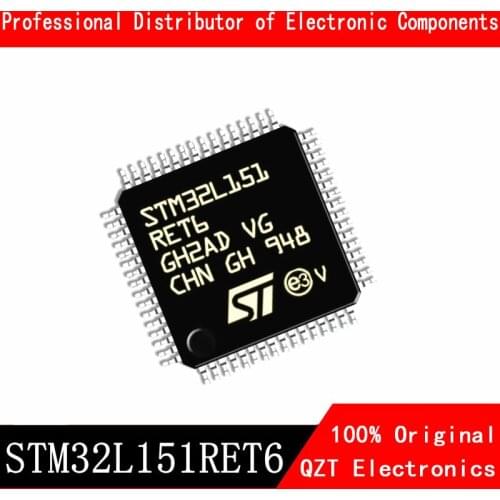 5pcs/lot new original STM32L151RET6 STM32L151 LQFP64 microcontroller MCU In Stock