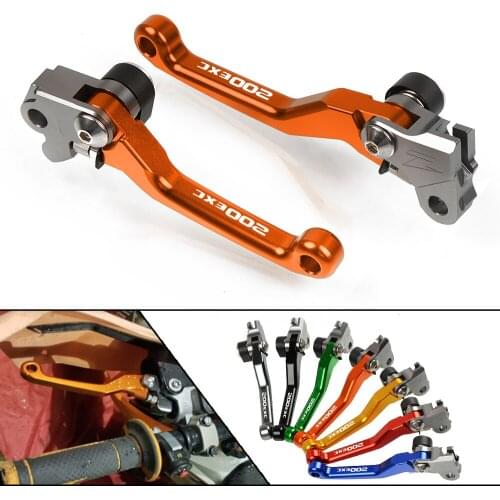 Cross-country Motorcycle CNC Aluminum Custom Made Brake Clutch Lever For 200EXC 200 EXC 2003-2016 motorbike brake coupling