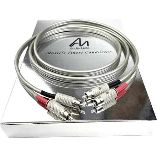 HiFi audio cable Audio Note AN-Vx audio cables Solid Silver 99.99% RCA interconnects with box