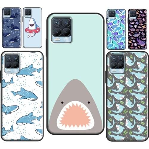 Whale sharks Case For OnePlus 9 Pro 7 8 T Nord Cover For OPPO Realme C3 C11 C15 C21 GT Neo 6 7 8 Pro
