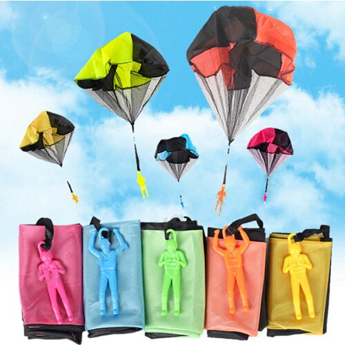 Hand Throwing Parachute Kids Outdoor Funny Toys Game Play Educational Toys for Children Fly Parachute Sport Mini Soldier Toy