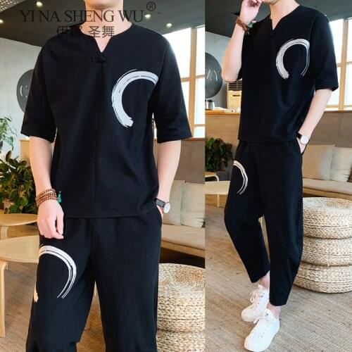 Kimono Suit Japanese Men Short-Sleeved T-shirts Embroidered Clothes Harajuku Short Shirts Yukata Japan Haori Cardigan Costumes