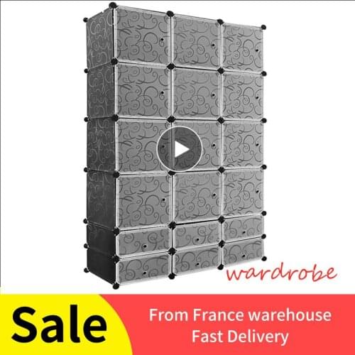 6 Layers 3 Rows Multifunctional Wardrobe Waterproof Dust-proof Storage Cabinet Closet Plastic Shoe Holder Bedroom Furniture HWC