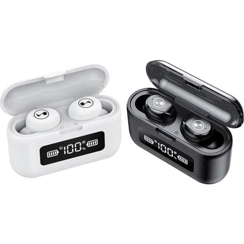 True Wireless Earbuds Bluetooth 5.0 Headphones in-Ear TWS Earphones