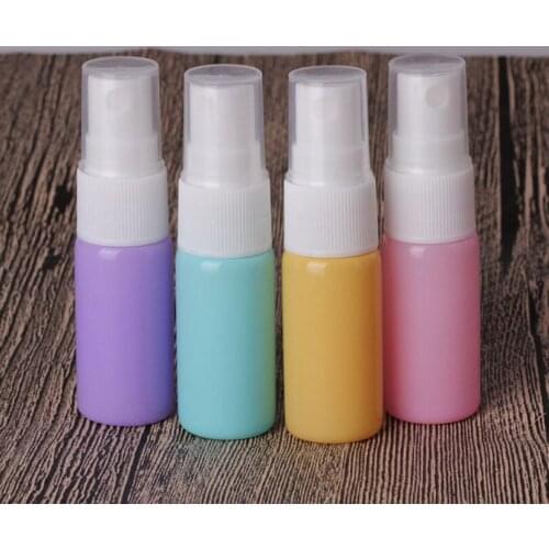 Wholesale 10ml colorful portable travel perfume atomizer empty glass spray bottle small cosmetic container