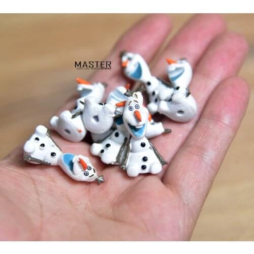 Disney Genuine Frozen Olaf Boy Girl Toy Model Ornaments Action Figures Christmas Gift Children Doll
