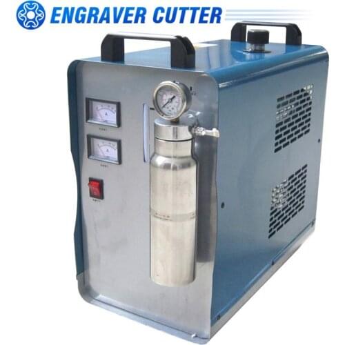 800W Portable Oxygen Hydrogen Flame Generator Acrylic Polishing Machine, 150L 2 Gas Torches free, 220V