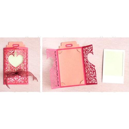 Lace Open Invitation 2021 New Metal Cutting Dies Stencils for DIY Scrapbooking Photo Album Decorative Embossing DIY Paper Card