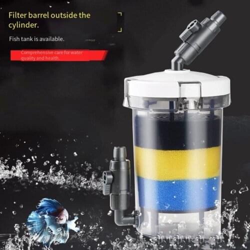 SUNSUN transparent LW-602/603/602B/603B aquarium pre-filter big fish tank filter with filter cotton mini fish tank filter barrel