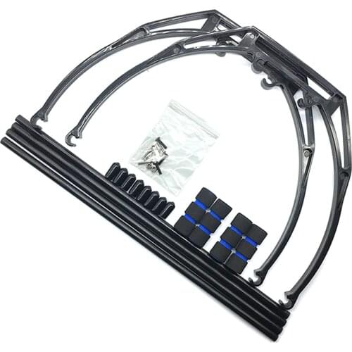 FEICHAO F330 F450 F550 Frame Landing Gear Landing Skid Fpv Aerial Photography Gimbal Damping Tall Foot Stool-Black