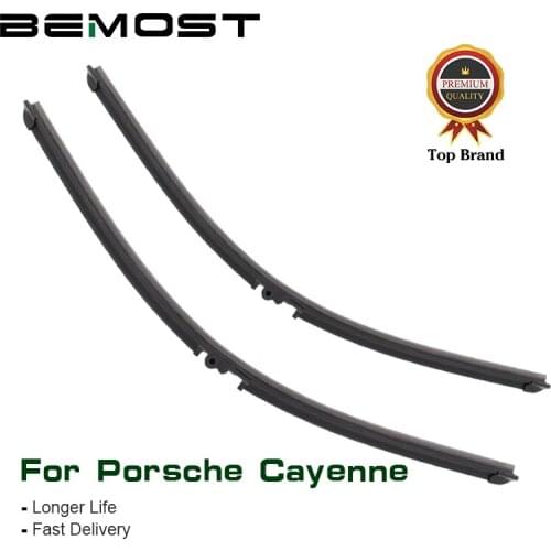 BEMOST Auto Car Windshield Windscreen Wiper Blade Natural Rubber For Porsche For Cayenne Fit Side Pin Arm Year From 2002 To 2017