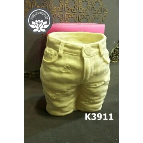 Pants flower pot silicone mold