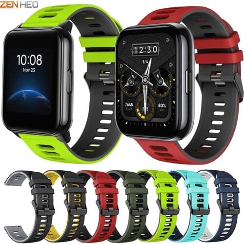 Silicone Strap for Realme Watch 2/2 Pro Replacement Watchband For Realme Watch S Smart Watch Band