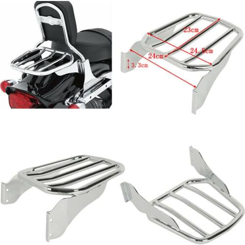 Motorcycle Sissy Bar Sport Luggage Rack For Harley Fat Boy Softail Standard Springer Custom FLST FXST FLSTFB FXSTB Night Train