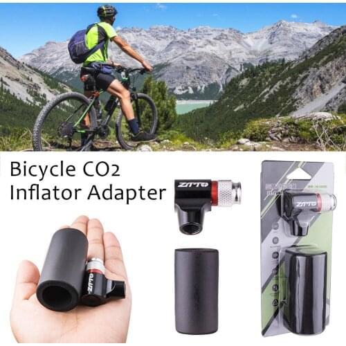 Bicycle Hand Pump Head Mini Inflatable Bike Pump Aluminum Alloy Air Inflator Accessories
