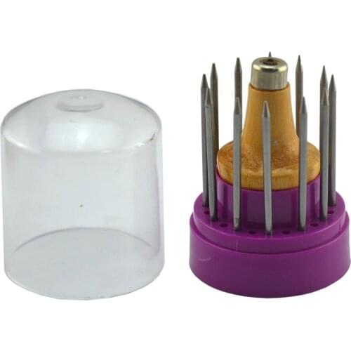 Jewelry tools Beading tools set 0-11# Goldmsmith machine tools Stone bead tool set 12pcs/pack