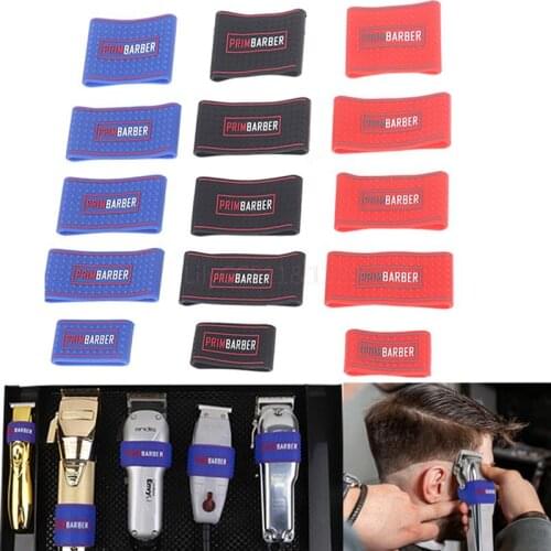 1Pc Non Slip Barber Clipper Grip Bands Sleeve Hair Clipper Holder Cover Tool
