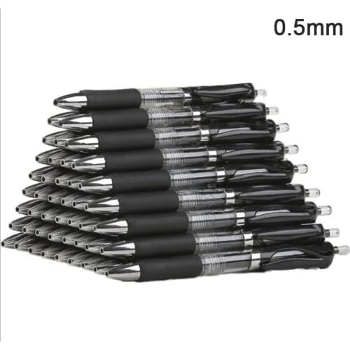 1pc High Quality Ball pens black ink Colored gel pen Office school supplies Stationery