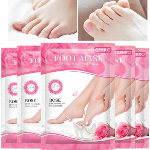 2Pairs Foot Peel Mask Socks for Pedicure Remove Dead Skin Heels for Woman Men Skin Care Foot Peeling Mask Exfoliating Feet Masks