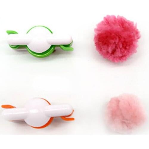 2pcs Pompom Pom-Pom Maker for Fluff Ball Weaver Needle DIY Wool Knitting Craft Tool Set