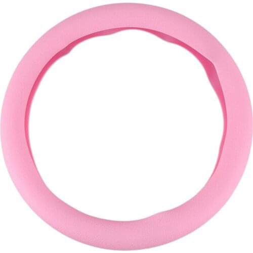 Auto silicone steering wheel cover Lenkradhuelle Steering Wheel Cover Pink