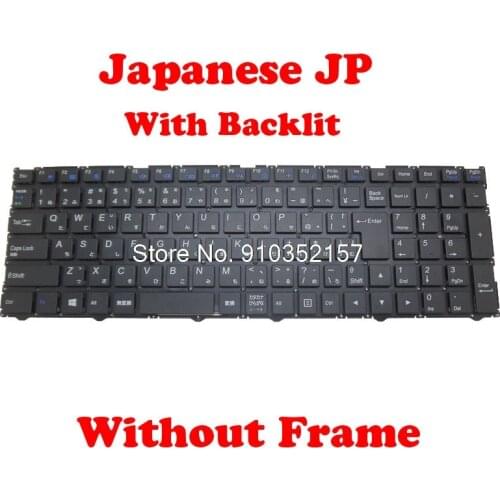 NO Frame Japanese JP Backlit Keyboard For CLEVO NB50TG NB50TH NB50TJ1 NB50TK1 NB55TK1 NB50TL NB50TZ NB55TJ1 NB60TH NB60TJ1