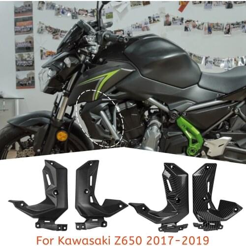 For Kawasaki Z650 2017-2019 Radiator Side Cover Left Right Panel Fairing Cowl Motorcycle Z 650 2018 Accessories