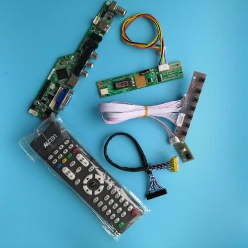 For B121EW01 V0 VGA AV TV USB Module New Driver Board 20pin Digital Signal 1 lamps 12.1" Controller HDMI 1280X800