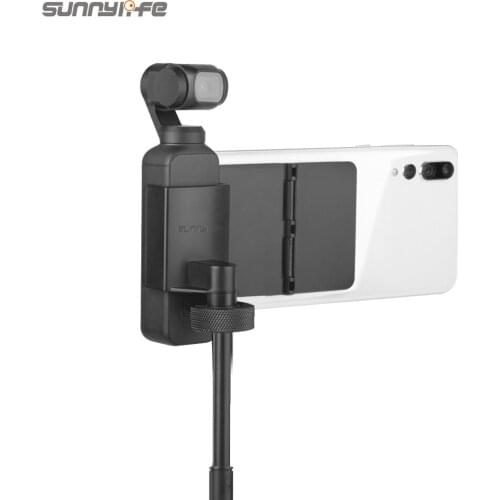 For DJI OSMO POCKET Suction Cup Bracket Smartphone Holder Tripod Extension Rod Stick