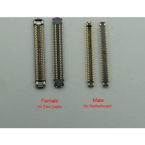 For Samsung A50 A505 A505F USB Charger Charging Dock Port FPC Connector Contact on mainboard on Flex Cable