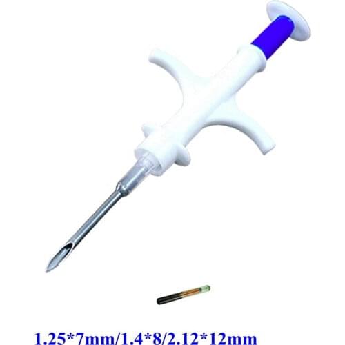 40pcs Rfid Glass Transponder Animal Chip Pet Id Tags Embedded Microchip Injector Plastic Applicator Kit