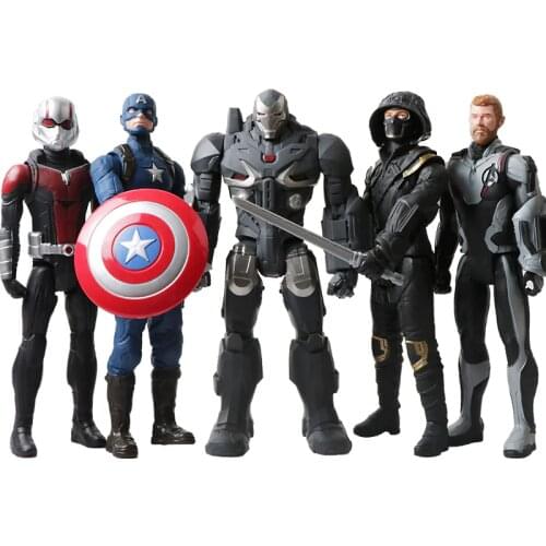 Marvel Avengers Endgame 12''/30cm Captain America Hawkeye Thor War Machine Ant Man Titan Hero Action Figure Toys Dolls for Kids