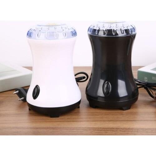 EU Plug Electric Coffee Machine Nut Beans Grinder Stainless Steel Blade Portable Coffee Maker for Kitchen Home Office