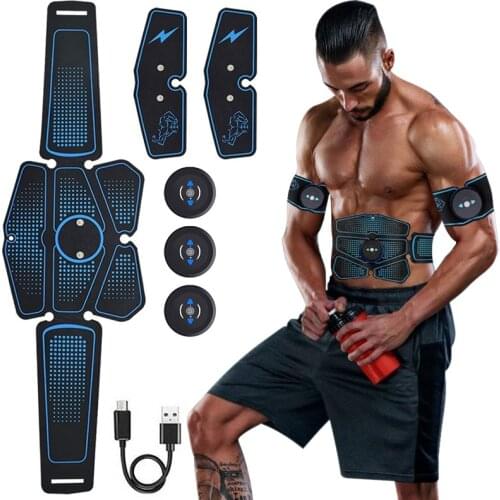 EMS Wireless Muscle Stimulator Fitness Instrument Fitness Belt Abdominal Muscle Stick Body Sculpting Belt ABS Fitness Equipment