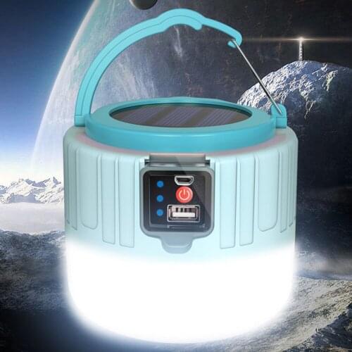 3 Mode Solar Camping Tent Light Flashlight Outdoor Portable Hanging Lamp Tent Lamp for Mobile Phone charging with Remote Control